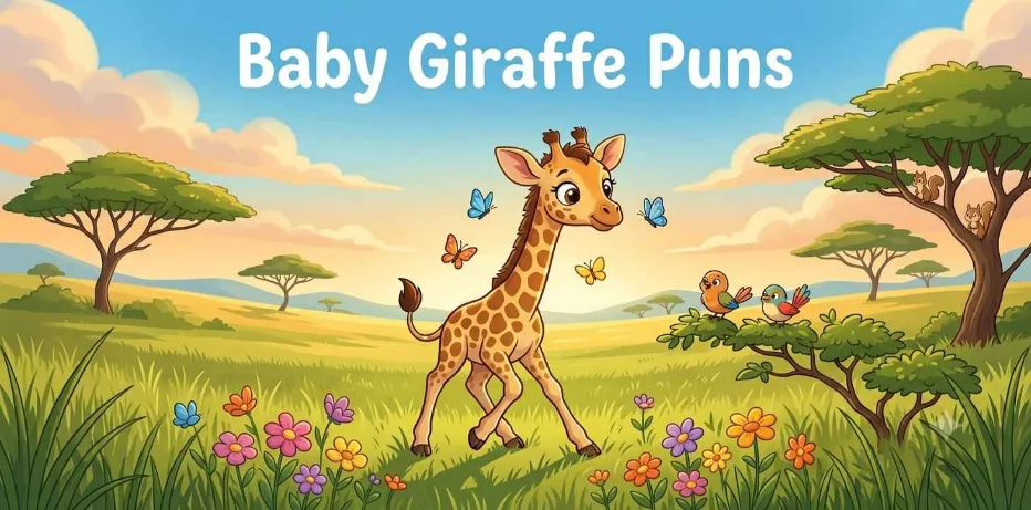 Baby Giraffe Puns