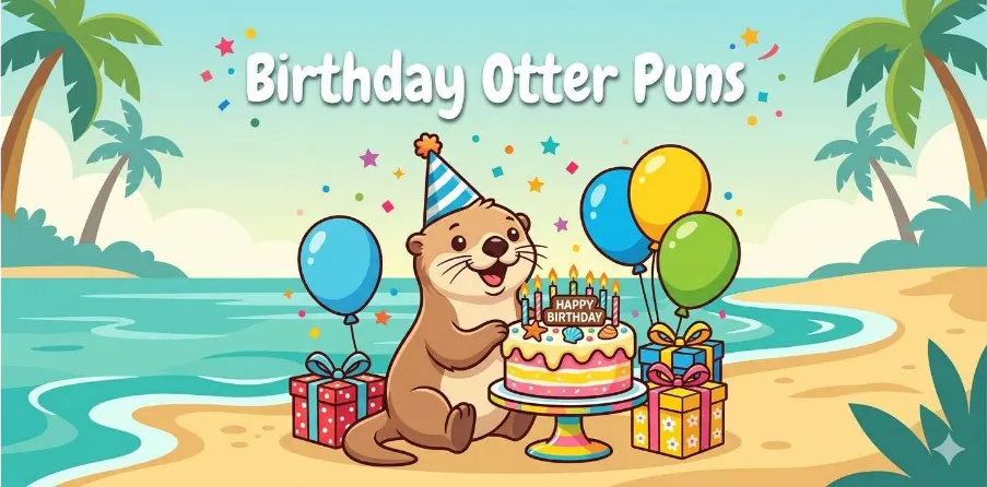birthday-otter-puns-party