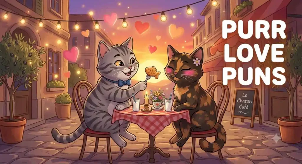 cats on cute date