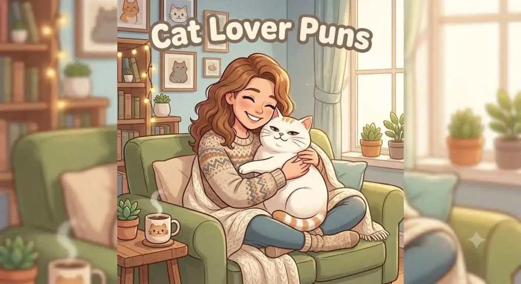 Cute cat hugging its owner