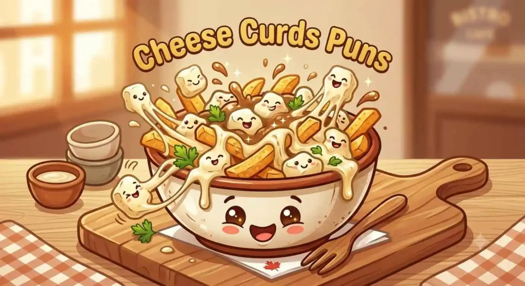 Happy cheese curds on fries