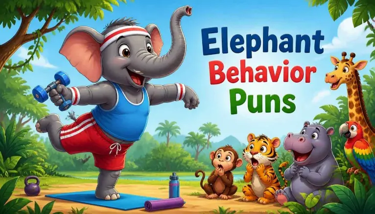Elephant Behavior Puns