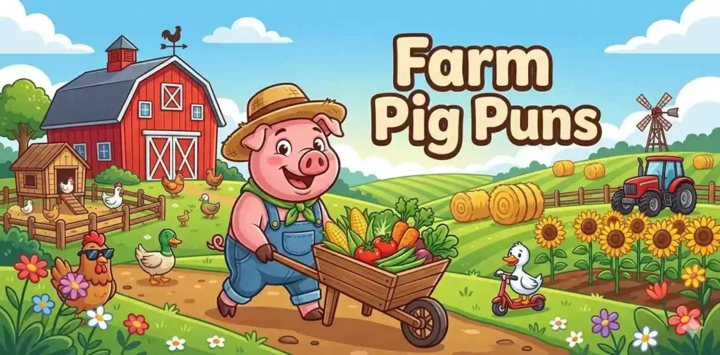 Farm Pig Puns