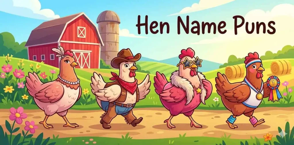  Hen Name Puns