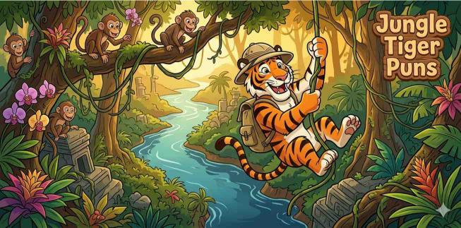 Jungle Tiger Puns