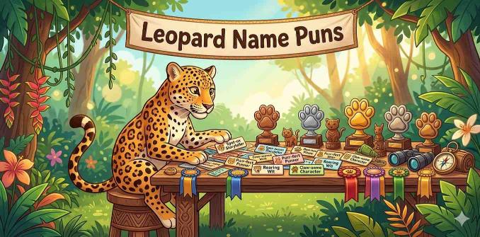  Leopard Name Puns