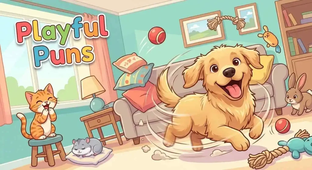 Puppy zoomies funny moment