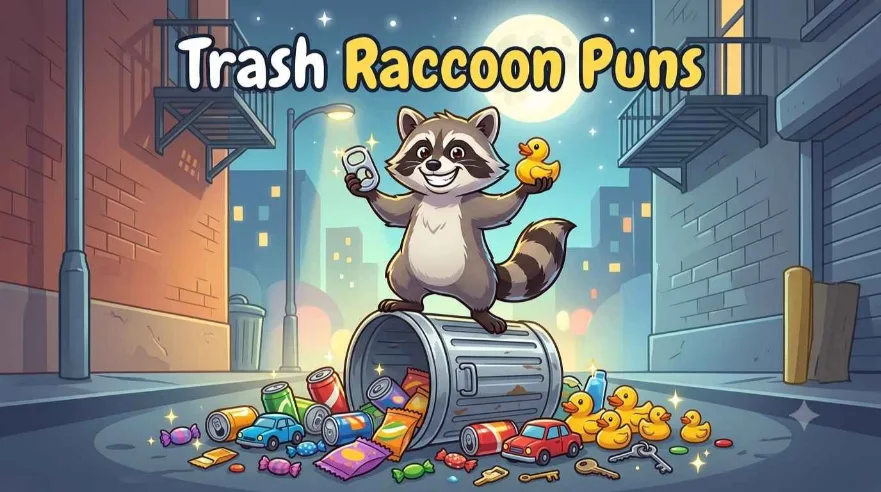 Trash Raccoon Puns