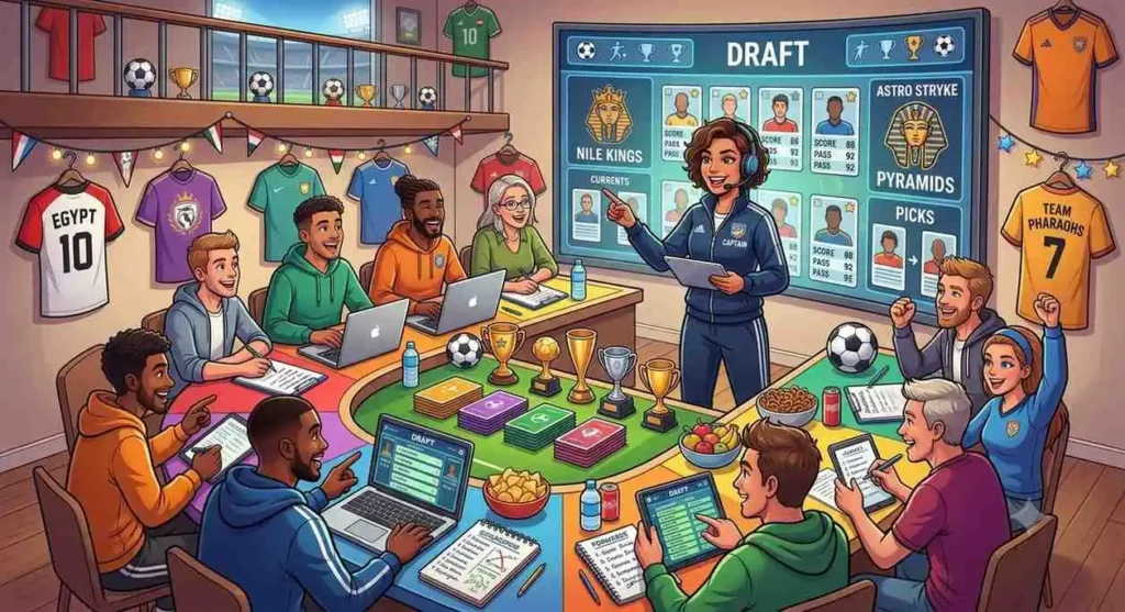 Fantasy soccer draft
