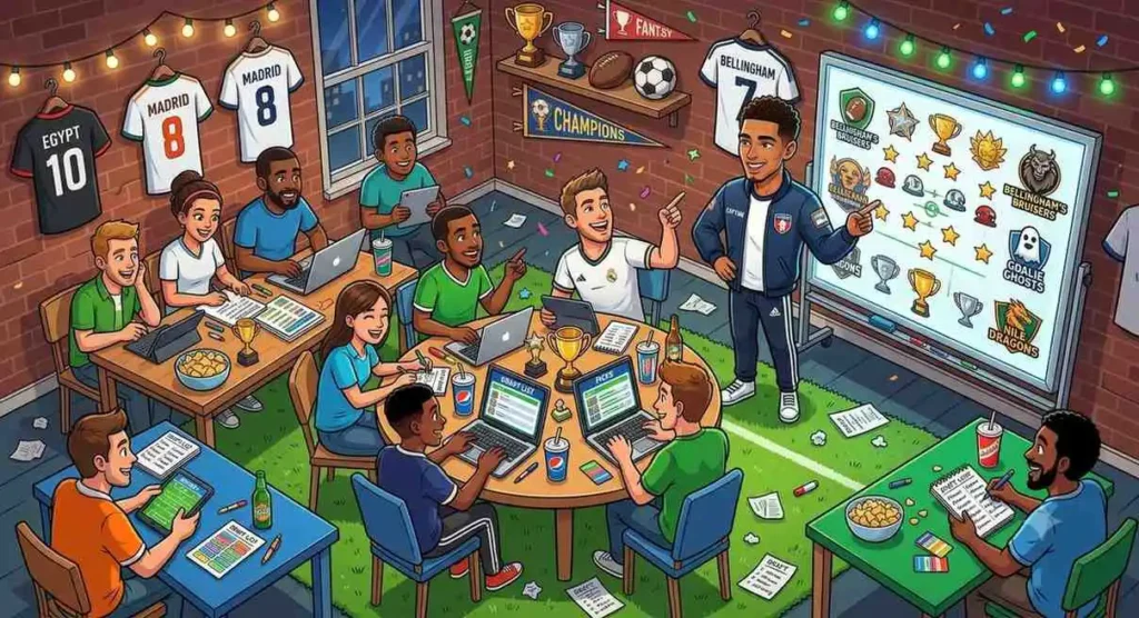 Fantasy football team draft