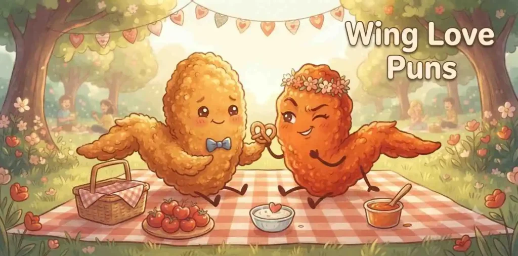 Cute chicken wing love