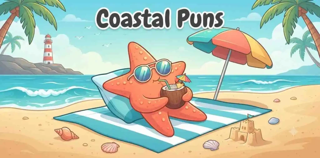 Starfish relaxing on sunny beach