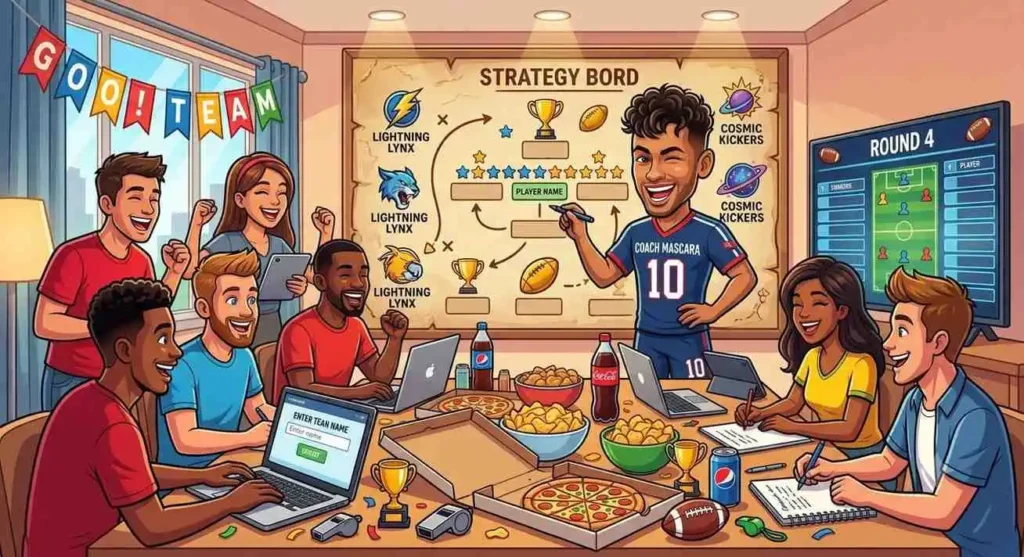 fantasy football draft party