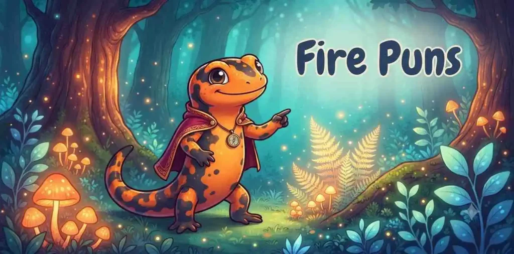 Fire salamander character