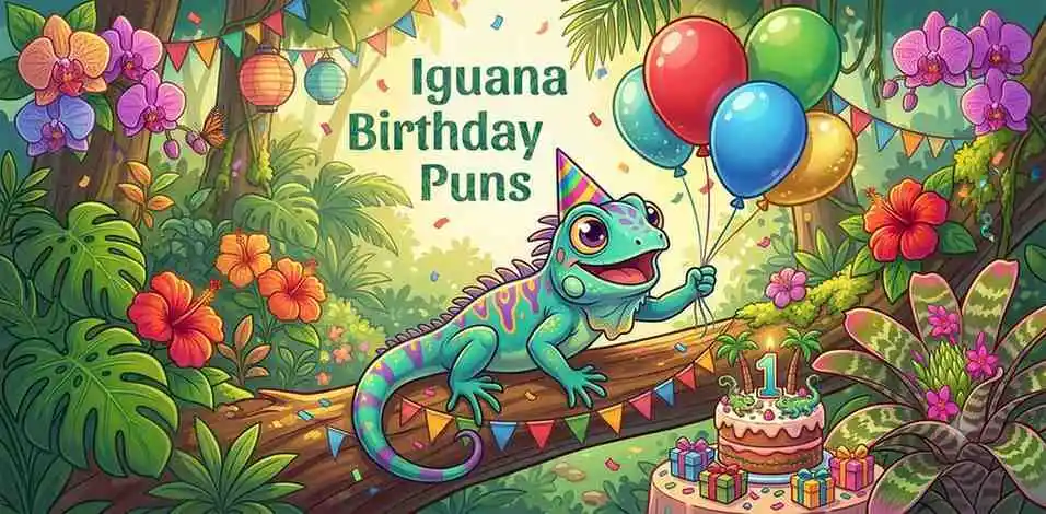 Iguana birthday party