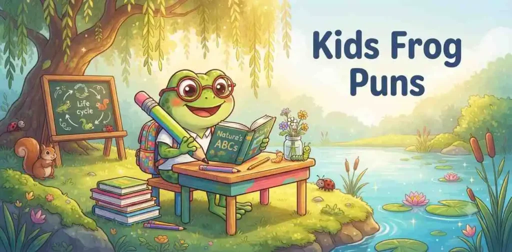 Funny frog kids