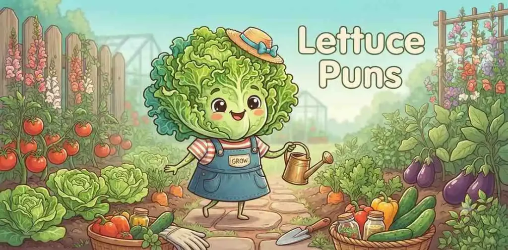 Funny lettuce smiling