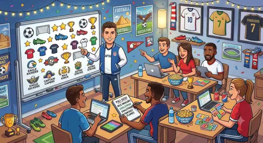 Fantasy soccer draft
