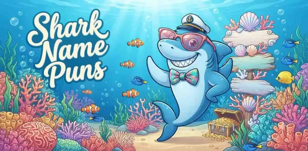 Funny shark wearing bowtie