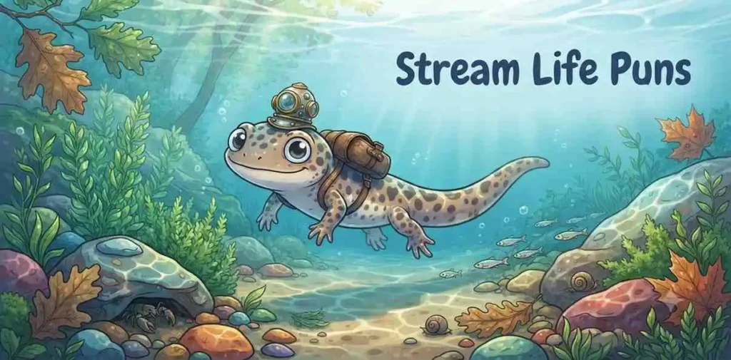 Salamander stream adventure