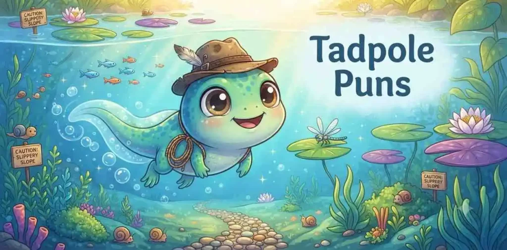 Cute tadpole character