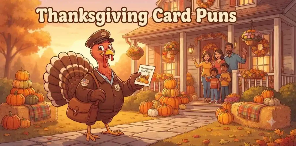 Turkey delivering holiday card