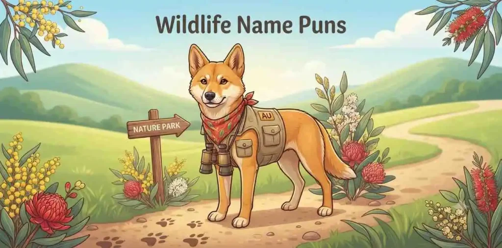 Stylish dingo mascot