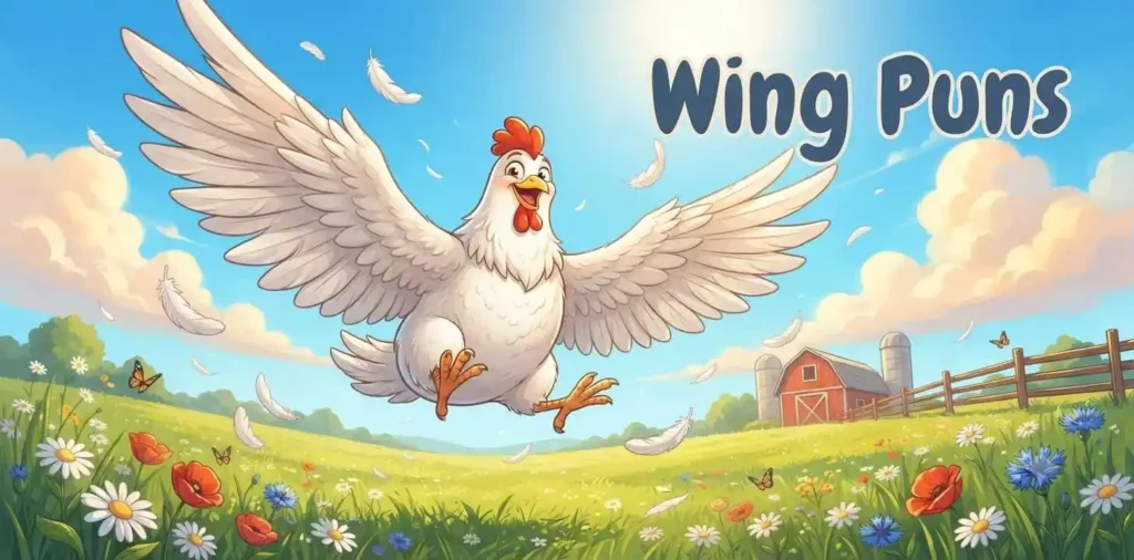Flying bird spreading wings