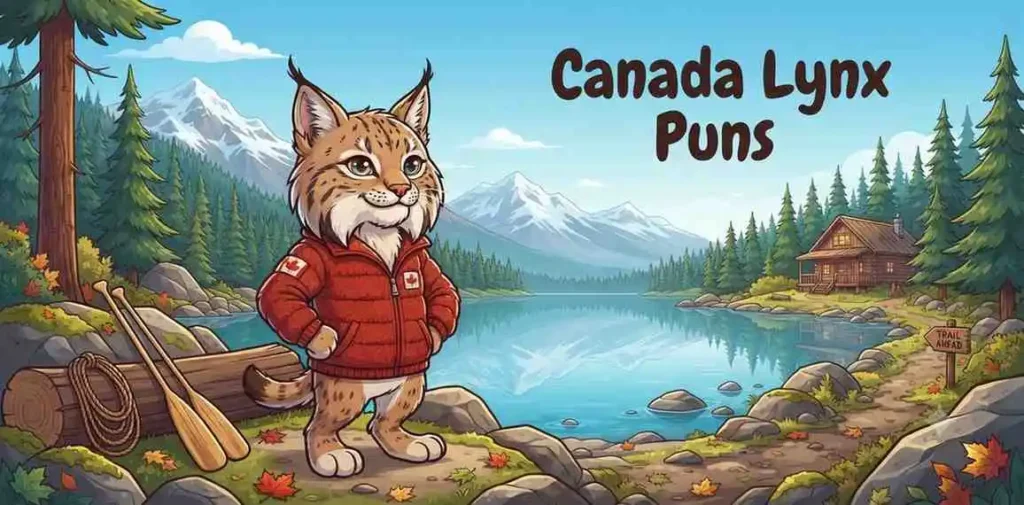 Canada lynx outdoors