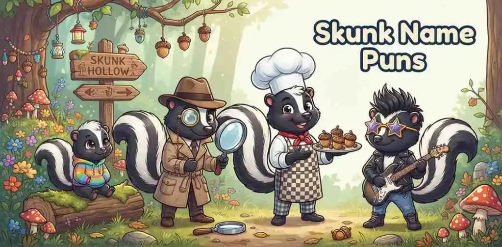 Cute skunk character names