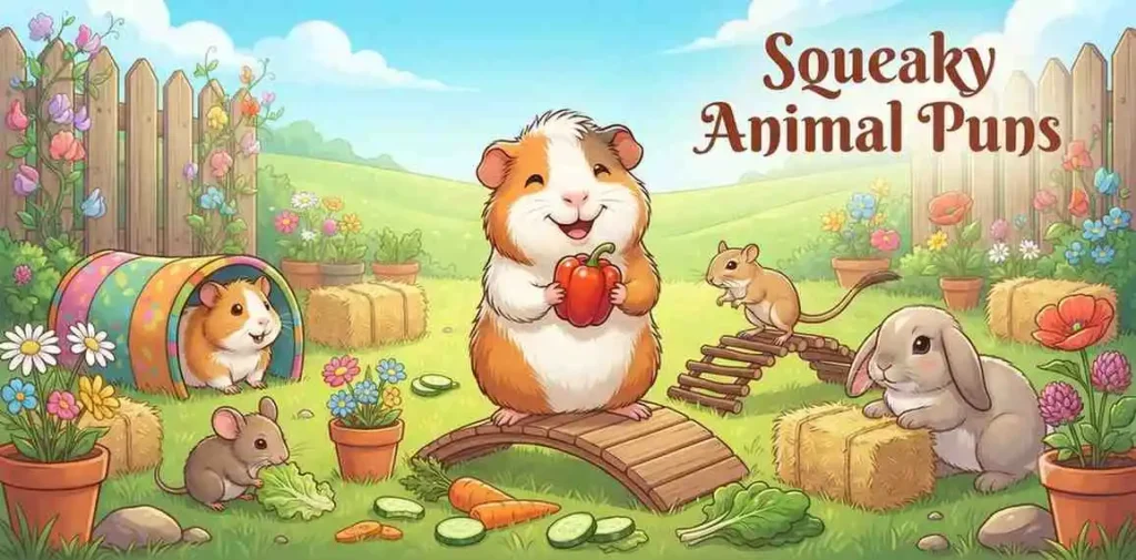 Guinea pig with friends