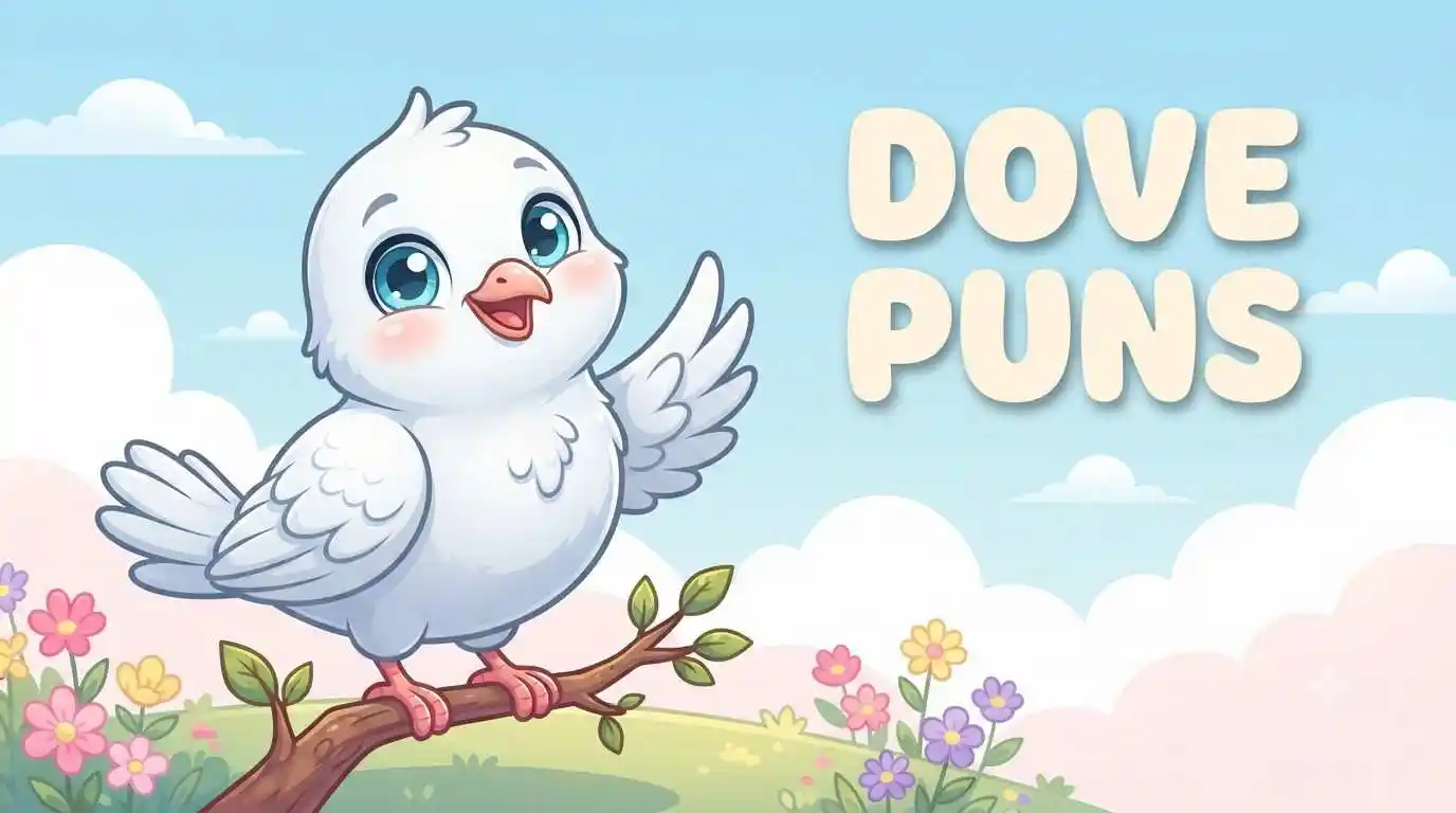 Cute dove character illustration