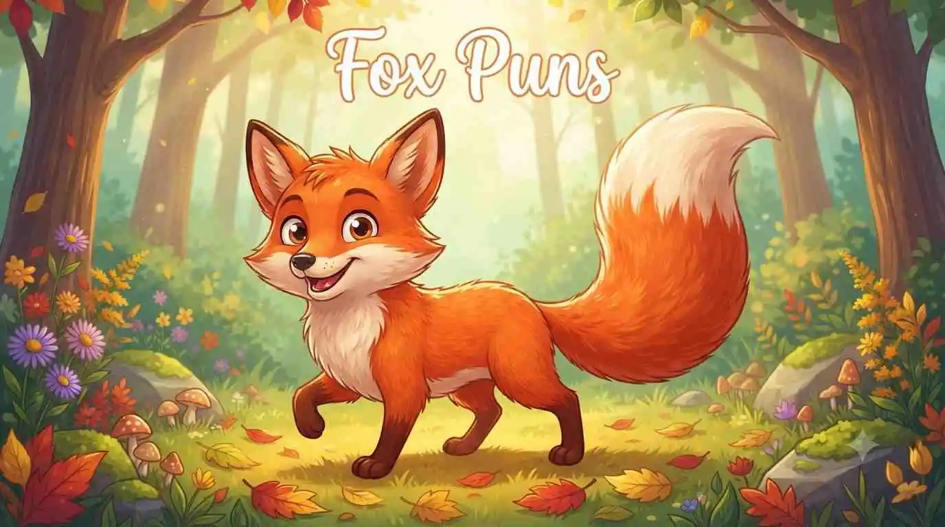 Cute fox smiling