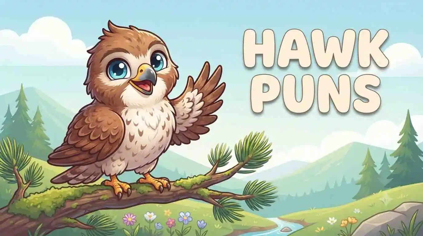Funny hawk character
