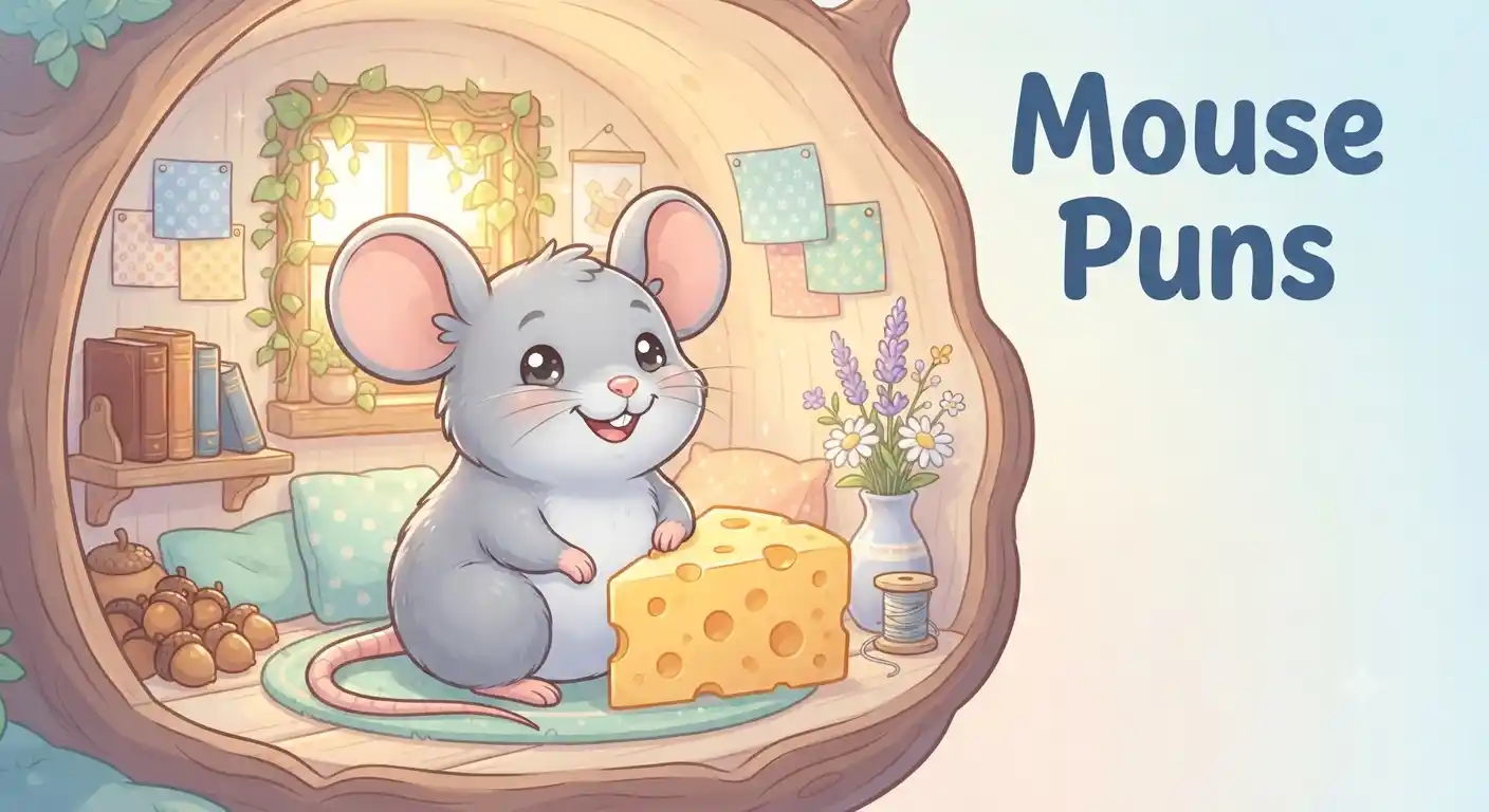 Cute pet mouse smiling