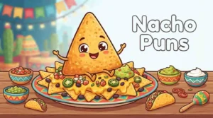 Funny nacho character