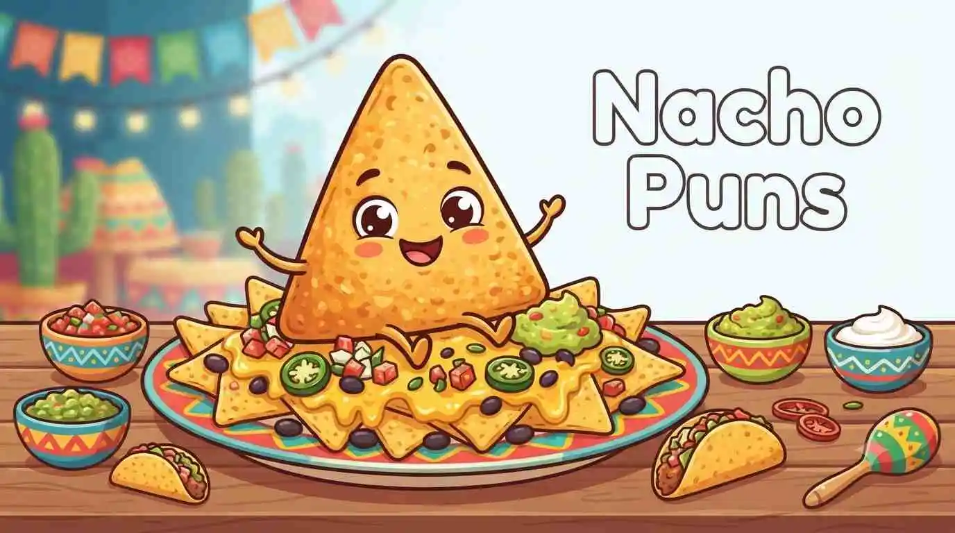 Funny nacho character