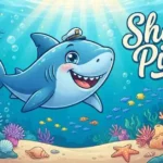 Cute smiling shark