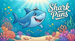 Cute smiling shark