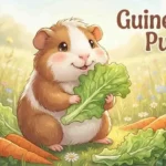 Cute guinea pig smiling