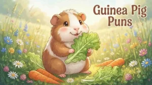 Cute guinea pig smiling